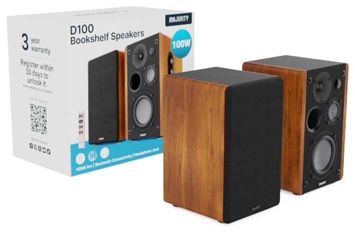 Image du produit Majority D100 Aktiv Regal-Lautsprecher (100 W)