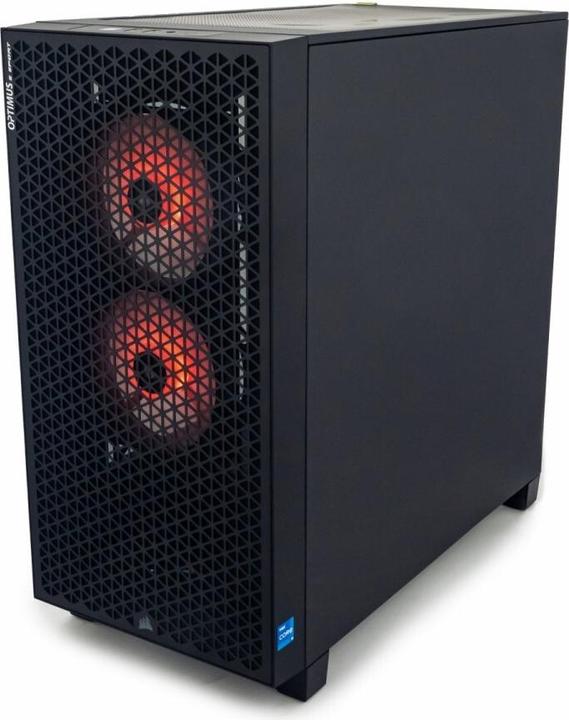 Actual product image Optimus Computer E-Sport GA520T-CR2 Ryzen 5 5600X/16GB/1TB/RX 7600 OC 8GB/W11 (1000 GB, 16 GB, AMD Ryzen 5 5600X)