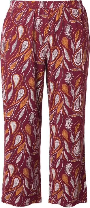 Image du produit Ulla Popken Pantalon de pyjama en coton bio, motif cachemire, avec poches (50, 52)