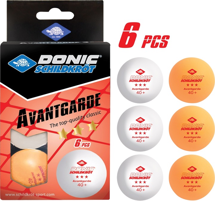 Actual product image Donic Schildkröt Avantgarde (6 pcs.)