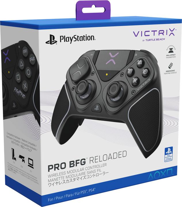 Actual product image Turtle Beach Victrix Pro BFG Reloaded Wireless Modular Controller for PS - Black (PC, PS5, PS4)