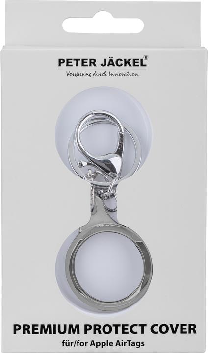 Actual product image Peter Jäckel Protect Cover for AirTag Shiny Silver