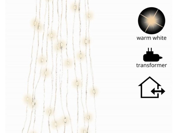 Immagine prodotto Kaemingk Micro Led Lights Bunch Outd Silver/Warm White (1 -parte)