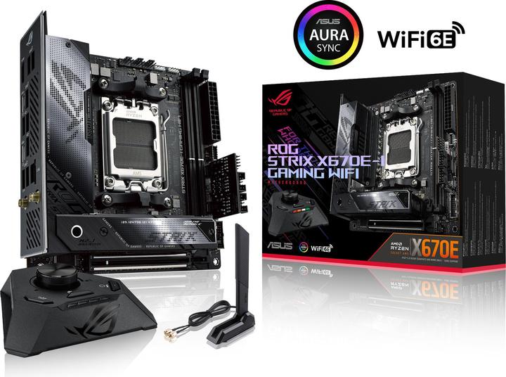 Produktbild ASUS ROG Strix X670E-I Gaming Wifi (AM5, AMD X670E, Mini-ITX)