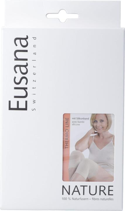 Produktbild Eusana Knie-und Ellbogenwärmer anatomisch S beige mit Silikonhaftband (S)