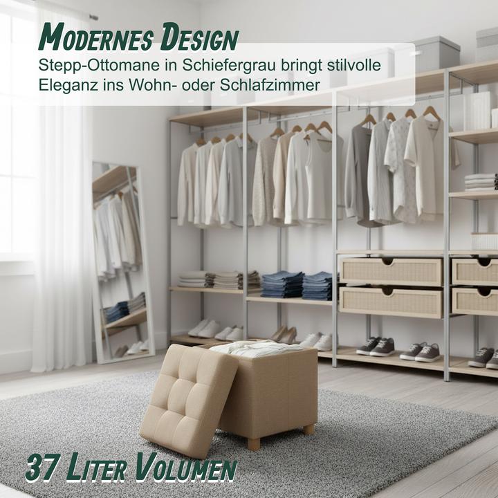 Actual product image Relaxdays Hocker mit Stauraum