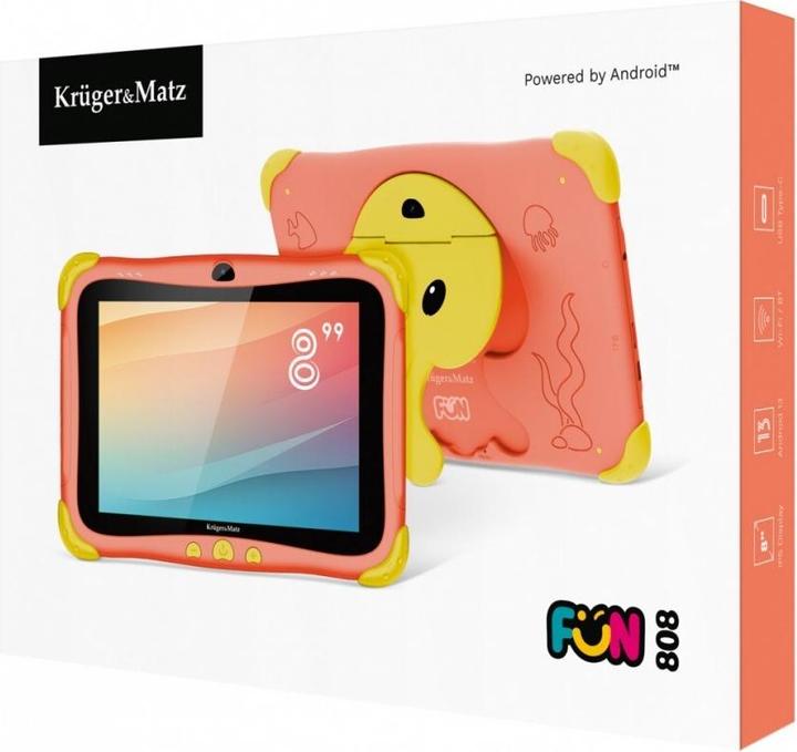 Produktbild Krüger&Matz PC Tab for kids Kruger & Matz FUN 808 red (8", 32 GB, Rot)