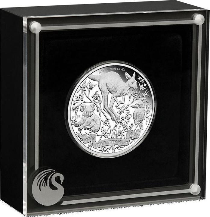 Produktbild The Perth Mint Silber 's 125th Anniversary 1 oz PP - 2024 (999.90, 2024)