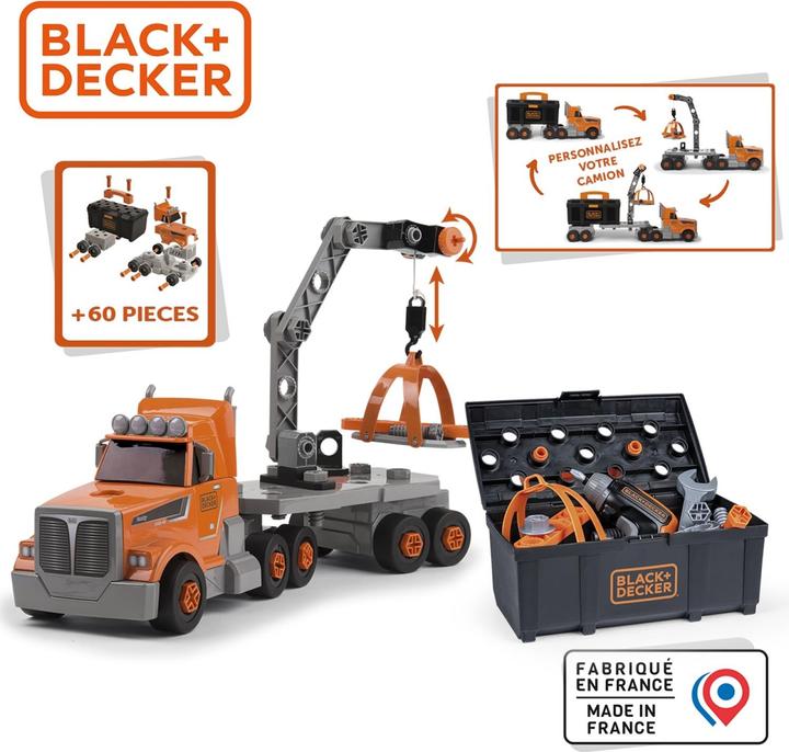 Produktbild Smoby Black+Decker Truck mit Werkzeugbox