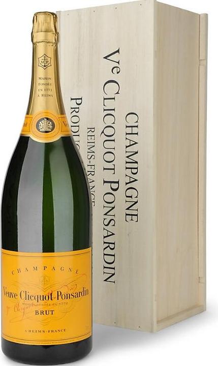 Veuve Clicquot Champagne 3 L Cassa di legno (1 x 300 cl)