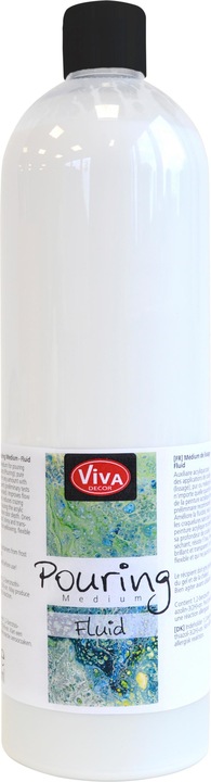 Viva Decor Pouring Medium Fluid, 1.000 ml, transparent (Durchsichtig, 1000 ml)