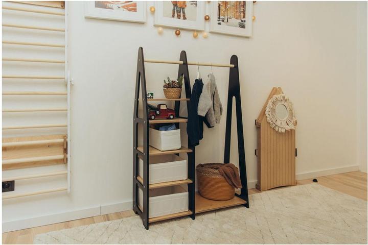 Produktbild Duck Woodworks Kindergarderobe mit Tablaren