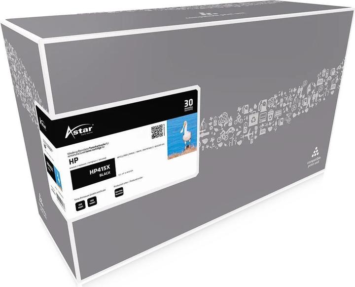 Produktbild Astar HP LJ Cartridge Nr.415X black 7,5K inkl. Chip - HP LJ Cartr. LJM454 - Nr.4