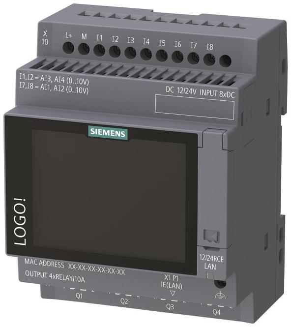 Siemens 12/24RCE Logikmodul Display