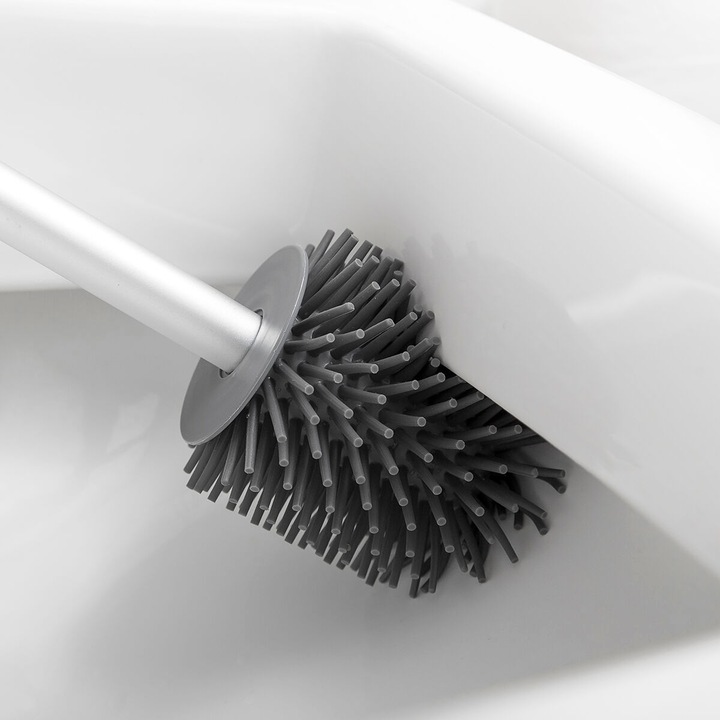 Image du produit InnovaGoods Brosse à WC en caoutchouc - Gris