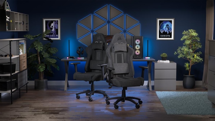 Actual product image Corsair TC100 RELAXED - Leatherette (Black)