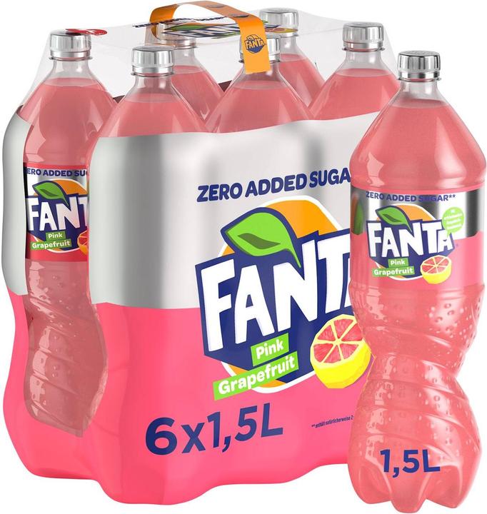 Produktbild Fanta Pink Grapefruit Zero (6 x 150 cl)