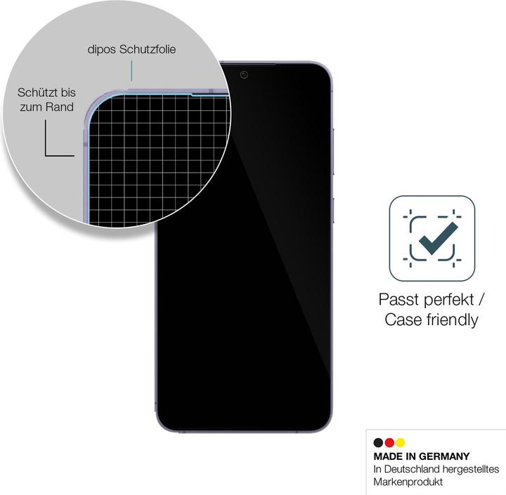 Produktbild Dipos Displayschutz Anti-Shock (2 Stück, Samsung Galaxy S24+)