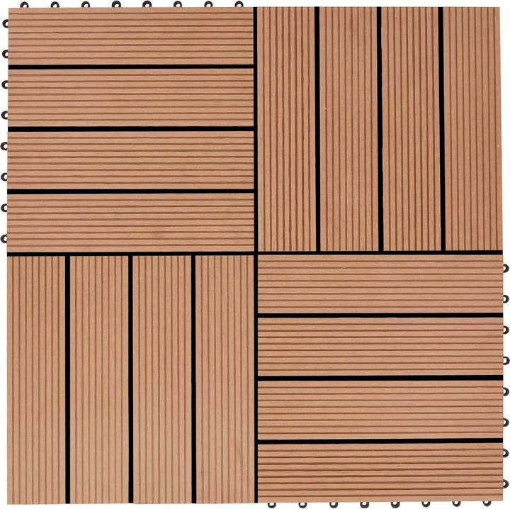 Produktbild vidaXL Terrassenfliese (11x, 30 x 30 cm)