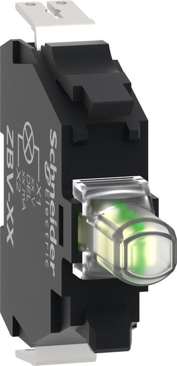 Actual product image Schneider Universal LED module, Harmony XB4 and XB5, 22mm, 30mm, white, Faston terminal, 12V ACDC ZBVJ13