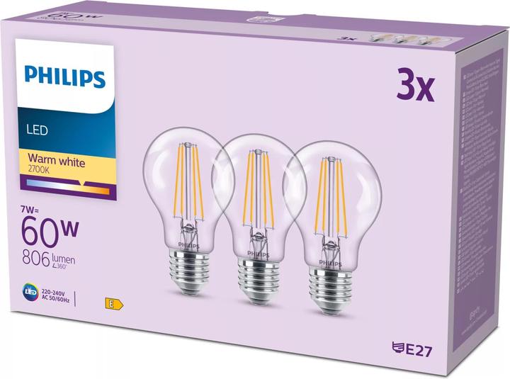 Image du produit LED Lamps LED Classic E27 (E27, 806 lm, 3x)