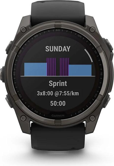 Image du produit Garmin Fenix 8 Solar Sapphire Titan (51 mm)