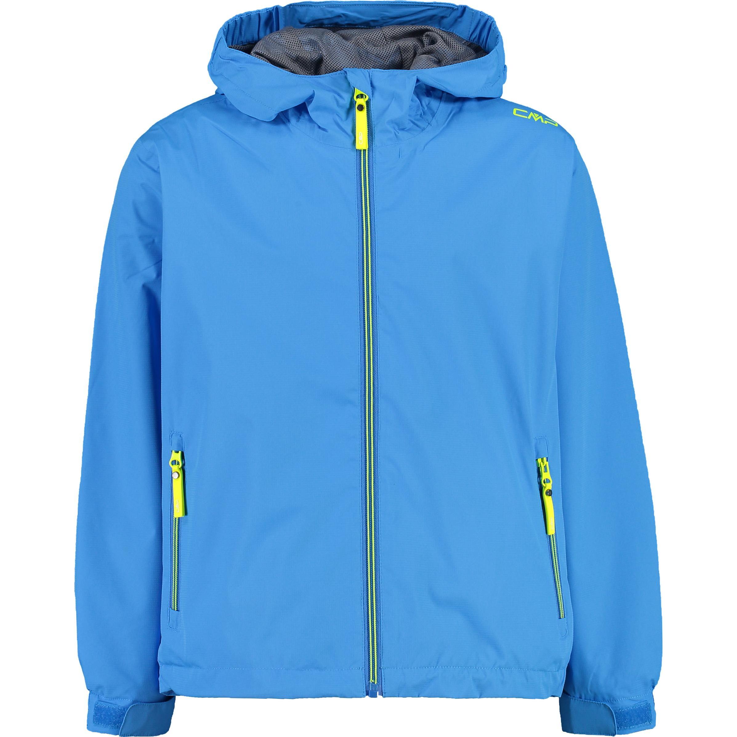 CMP Campagnolo, Unisex, Jacke, Boys Rain Hoodie (140), Blau, 140
