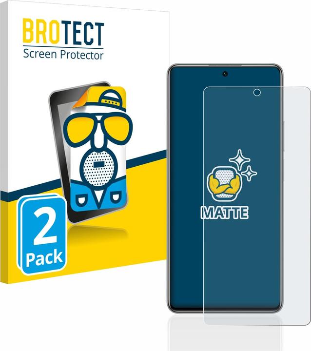 Actual product image BROTECT Anti-glare screen protector matt (2 Piece, Xiaomi 11T)