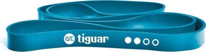 Tiguar Elastische band ® PowerBand GT (Kleur: Blauw - gemiddelde weerstand) (2.08 m, Medium)