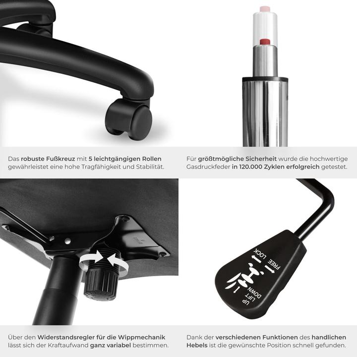 Image du produit tectake Chaise de bureau