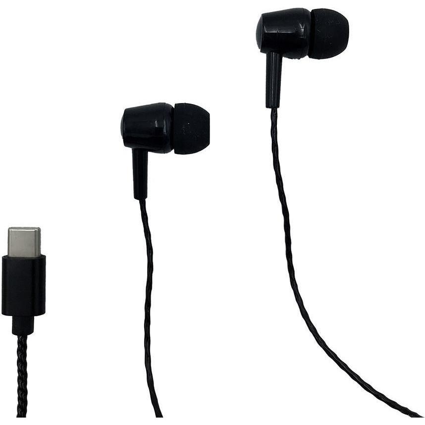 Media-Tech MT3600K MagicSound USB-C black (Kabelgebunden), Kopfhörer, Grün