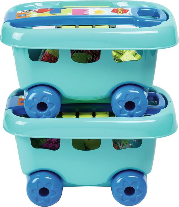 Actual product image Ecoiffier Abrick building blocks in storage trolley, 30 pcs.