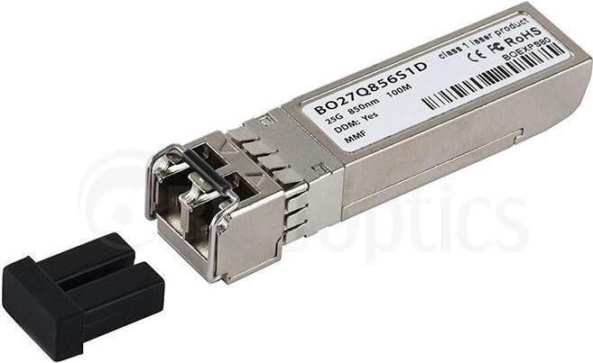 Actual product image BlueOptics Compatible Transition Networks TN-SFP-25G-SR-S BO27Q856S1D SFP28 Transceiver, LC-Duplex, 25GBASE-S