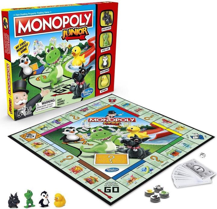 Image du produit Hasbro Monopoly Junior jeu de société simulation économique (Danois, Norvégien)