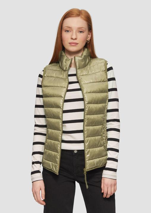 Actual product image S.Oliver Outdoor-Weste Steppweste mit Stehkragen (M)