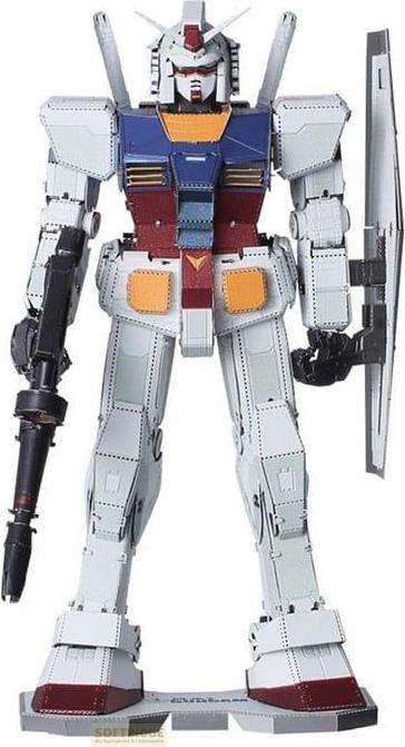 Plex Mobile Suit Gundam Metallic Nano Puzzle Model Kit RX-78-2 12 cm