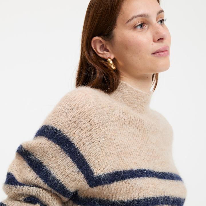 Actual product image La Redoute Collections Streifenpullover Signature ARISTIDE mit Alpakawolle (M)