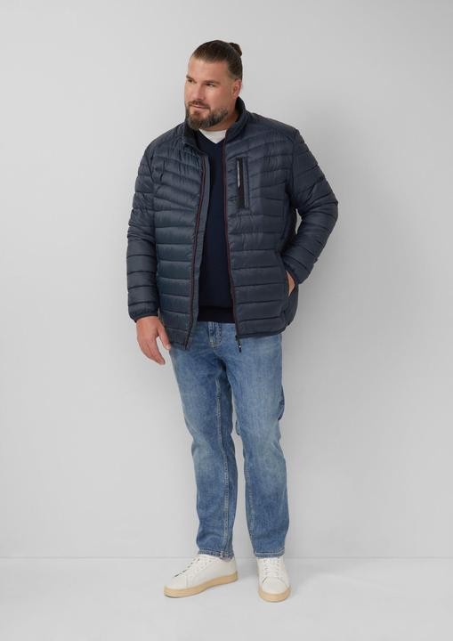 Produktbild S.Oliver Strickpullover Strickpullover mit Logo-Stickerei (4XL)