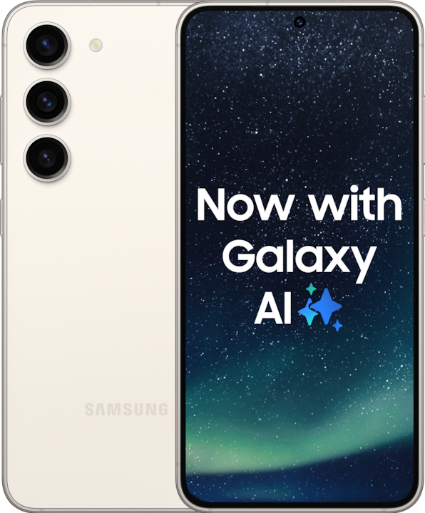 Samsung Galaxy S23 (256 Go, Crème, 6.10", SIM + eSIM, 50 Mpx, 5G)