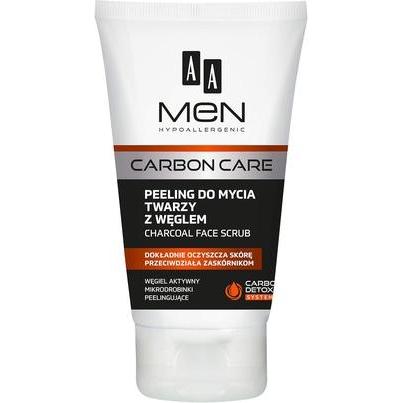 Oceanic, Pulizia viso, Aa - Men Carbon Care Charcoal Face Scrub Scrub per lavare il viso con il carbone (Scrub detergente, 150 ml)