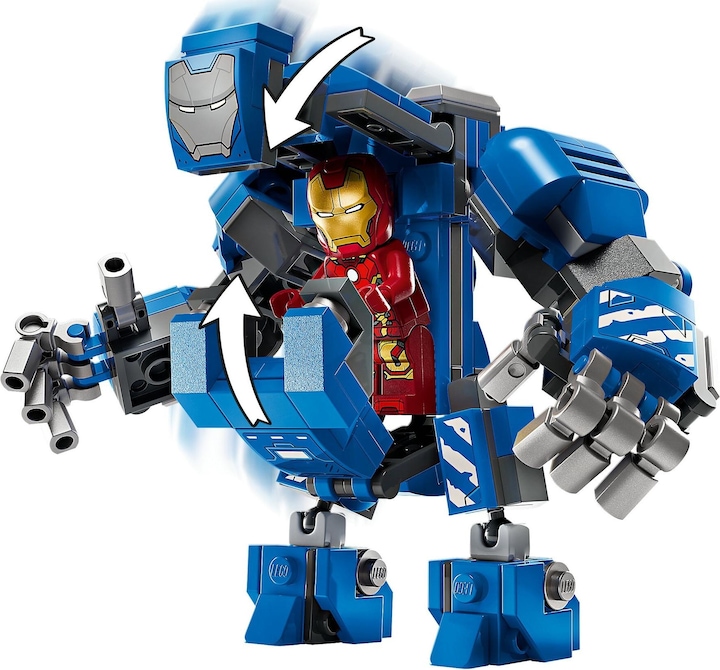 Image du produit LEGO Le laboratoire d'Iron Man : la salle des armures (76315, LEGO Super Mario)