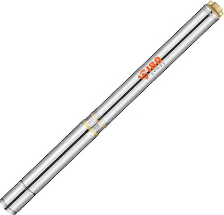 Produktbild Dambat Tiefbrunnenpumpe 3" 6000l/h 230V 750W sandresistent brunnenpumpe (Durchlaufpumpe)