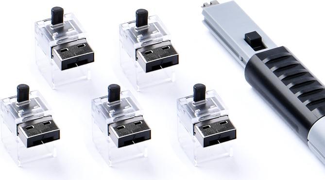 Image du produit Smart Keeper 5 x verrous de câble LAN avec 1 clé de type BASIC