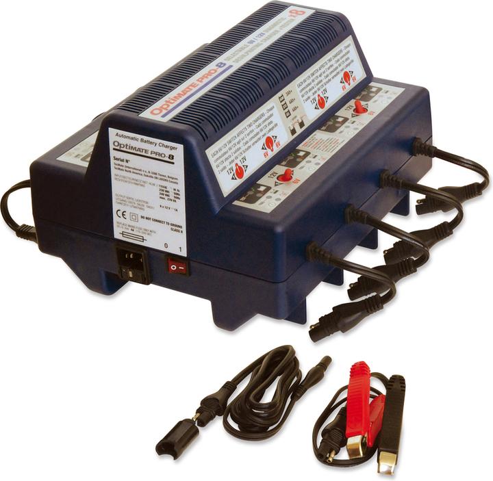 Produktbild Tecmate Optimate Pro 8 Lade-und Testgerät (12V, 6V, 1 A)
