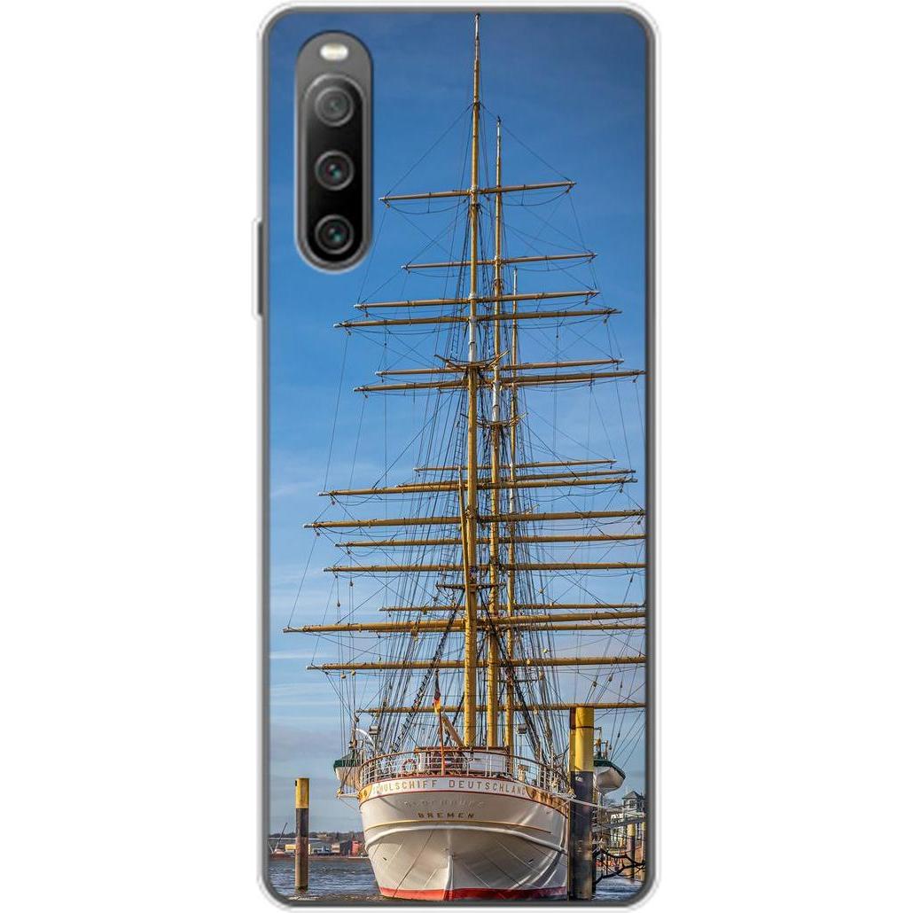 Thumbnail - König Design Hülle Handy Schutz für Sony Xperia 10 IV Case Cover Tasche Bumper Etuis TPU Neu (Sony Xperia 10 IV), Smartp...