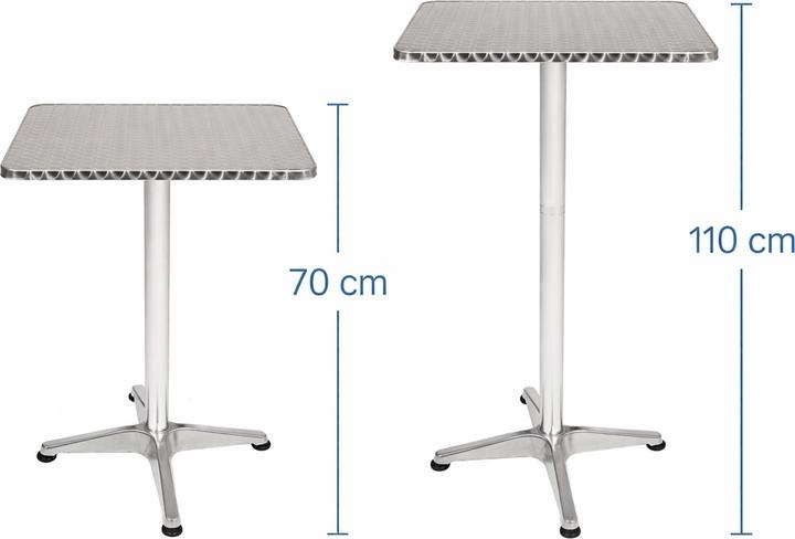 Actual product image Mojawo Bistrogarnitur 4-teilig Aluminium