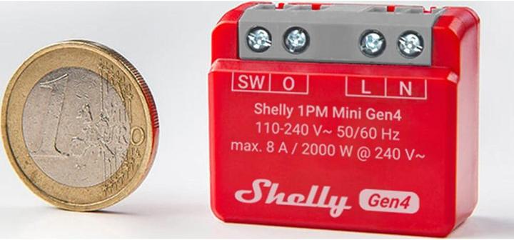 Produktbild Shelly 1PM Mini Gen4 (Schaltaktor)