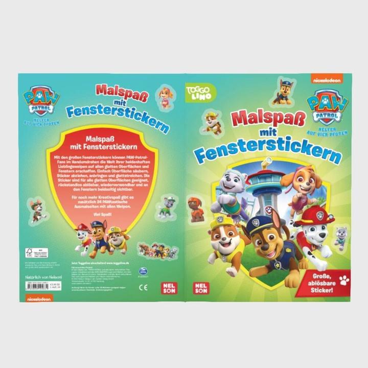 Produktbild PAW Patrol: Malspass mit Fensterstickern