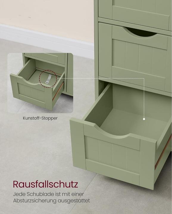 Actual product image Vasagle Bathroom cabinet (55 x 30 x 82 cm, 55 x 30 x 82 cm)