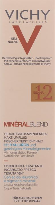 Image du produit Vichy Minéral Blend fond de teint fluide 12 Sienna (12 Sienna)